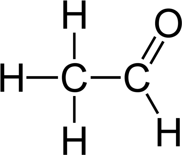 Fermentation, Acetaldehyde - Acetaldehyde Formula (696x600)