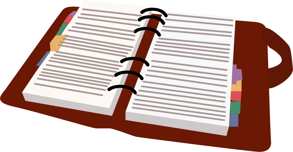 Transparent Planner Png (1441x750)
