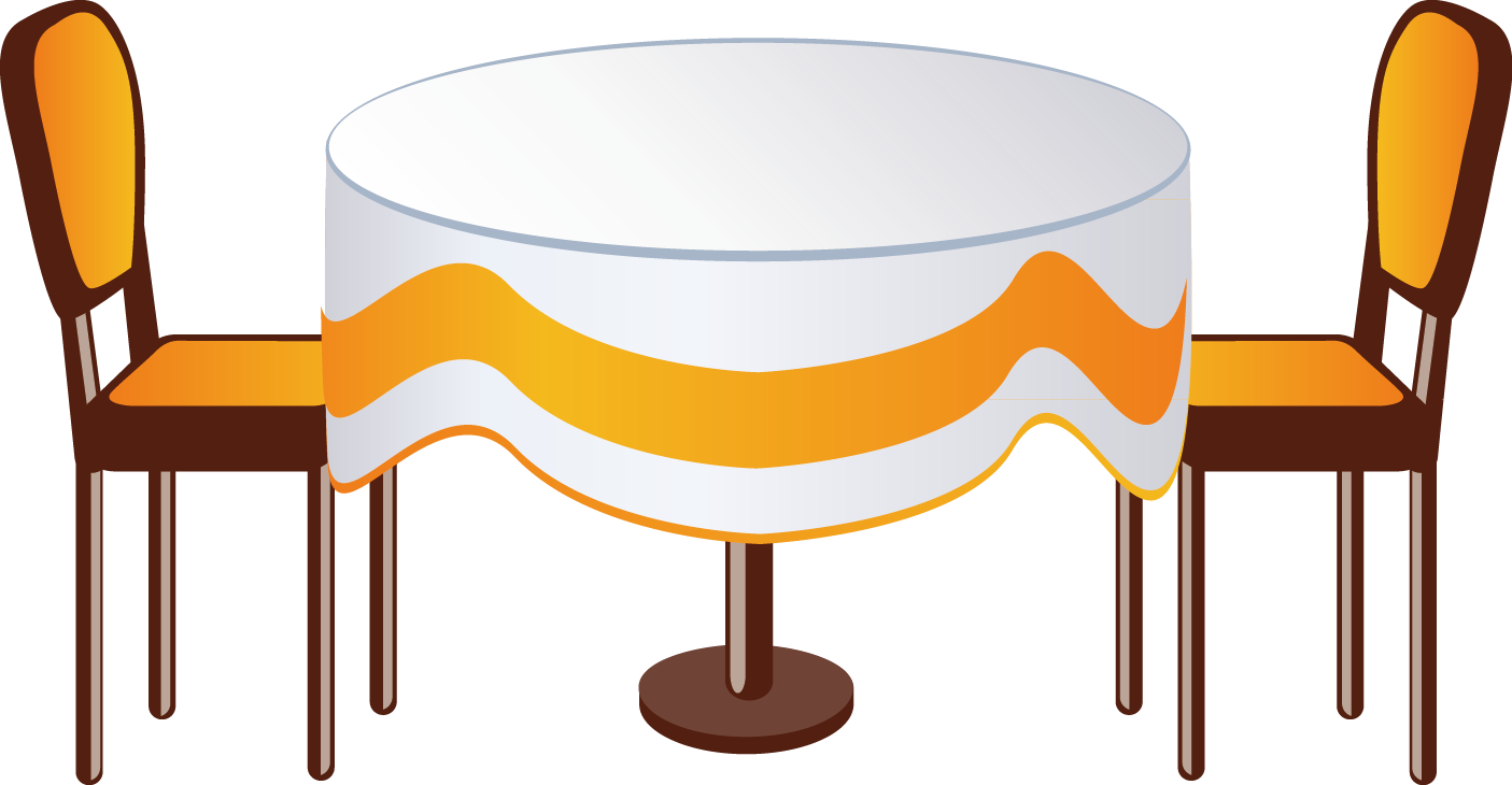 Cartoon - Vector Table - Table Cartoon Png (1405x730)