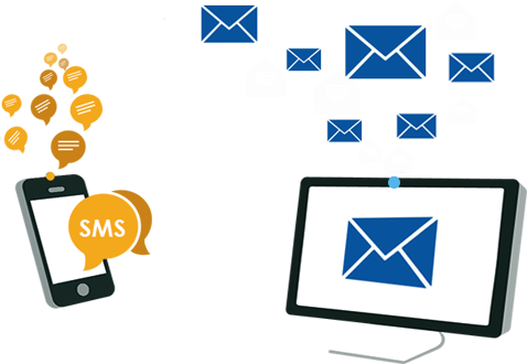 E-mail And Sms Sending - E-mail And Sms Sending (570x411)