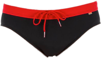 Black And Red Swimming Trunks - Red (400x400)
