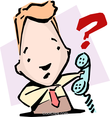 Call Into Question - Clip Art (451x480)