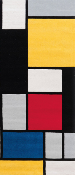 Tapis - De Stijl Rug (700x700)