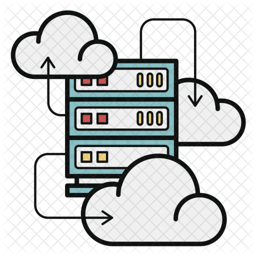 Cloud Icon - Cloud Server Icon (512x512)