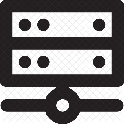 Server Icon - Row Vector (512x512)