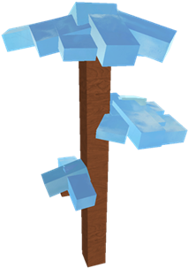 Ice Blue Tree - Wood (420x420)
