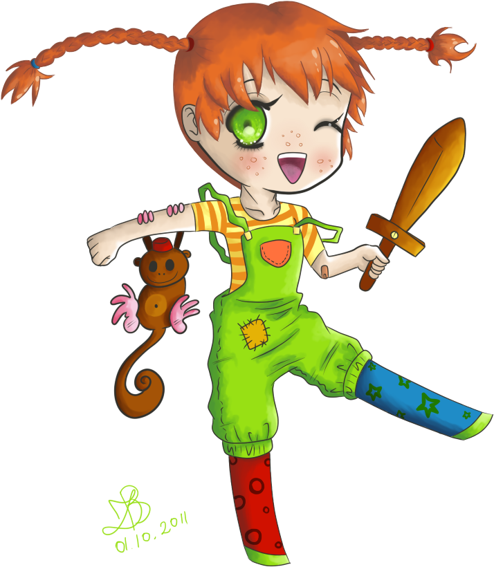 Pippi Langstrump - Pippi Longstocking (800x925)