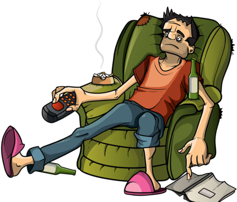 Funny Old Men - 喝酒 卡通 (600x425)