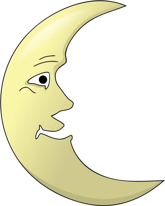 Crescent Clipart Animated - Crescent (814x1000)