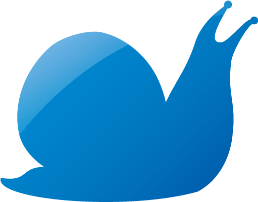 Web 2 Blue Snail Icon - Icon (512x512)
