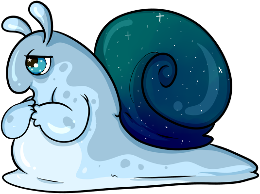 Huge Snail - Cartoon (535x400)