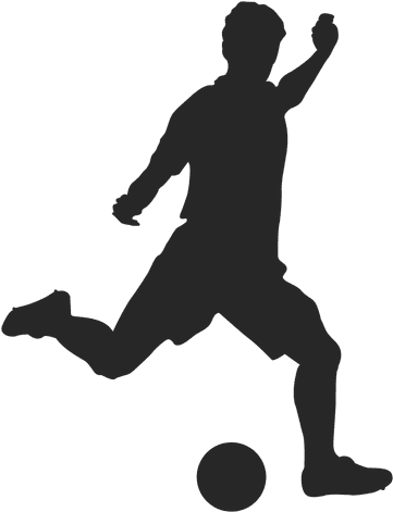 Soccer Player Vector - Sport Silhouette (512x512)