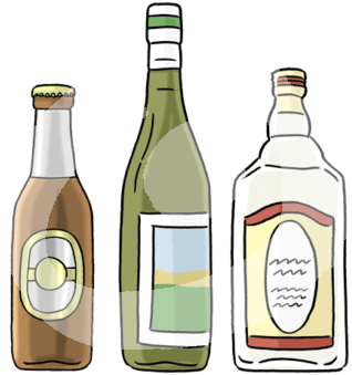 Alkohol - Glass Bottle (350x350)