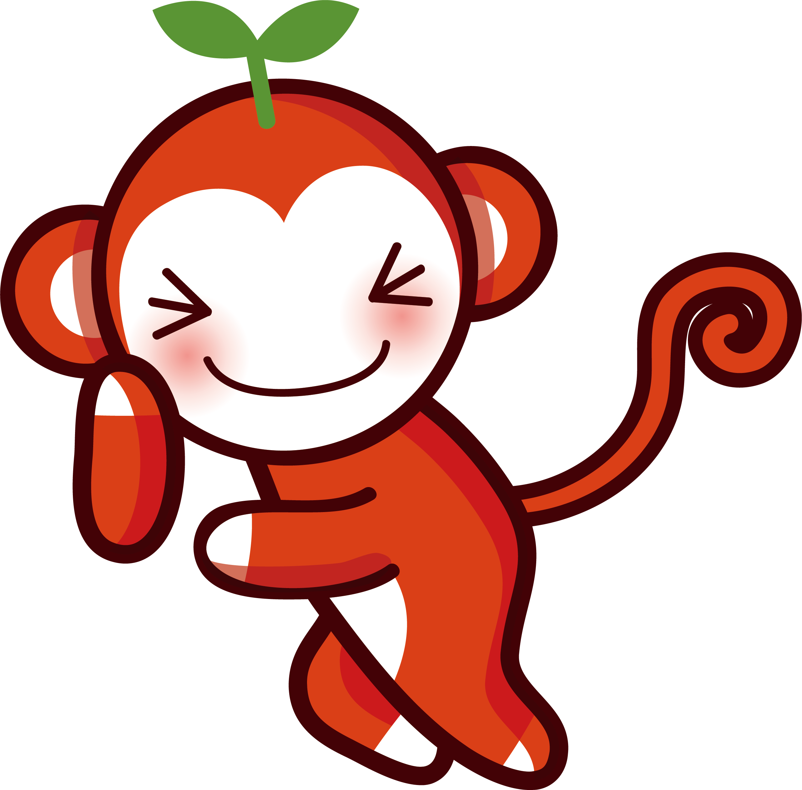 Monkey Clip Art - Monkey Clip Art (2565x2527)