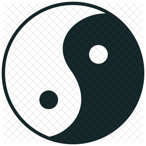 Ying Yang Icon - Circle (512x512)