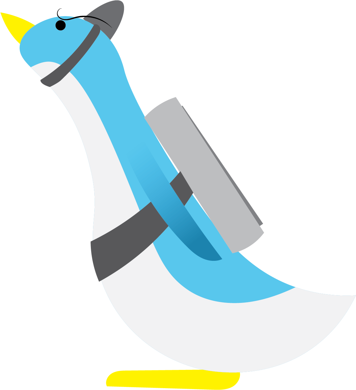Jetpack Penguin - Jetpack Penguin (1356x1348)