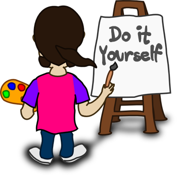 Painter Clipart (350x345)