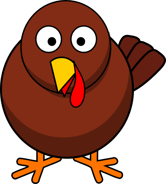 Clipart Turkey (540x599)