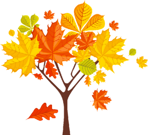 Three Leaves Shower Curtain (500x457)