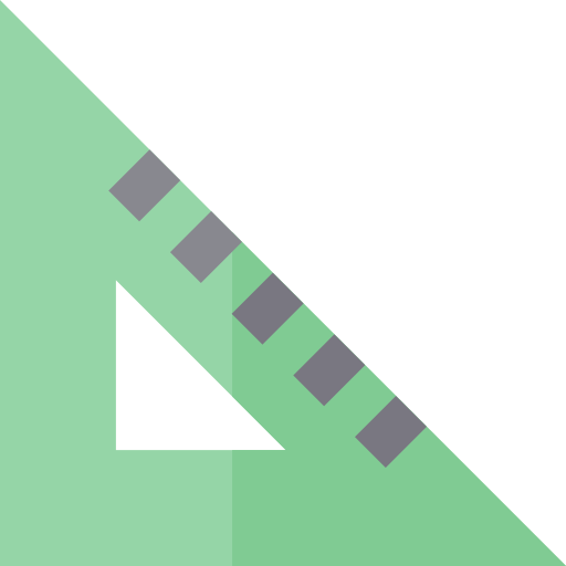 Set Square Icon - Set Square Drawing (512x512)