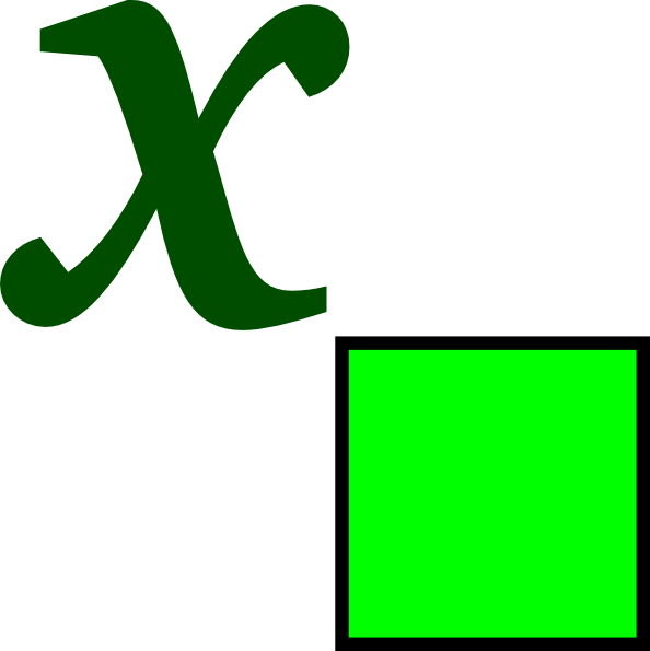How To Set Use Square And Variable Svg Vector - Variable Clipart (594x595)