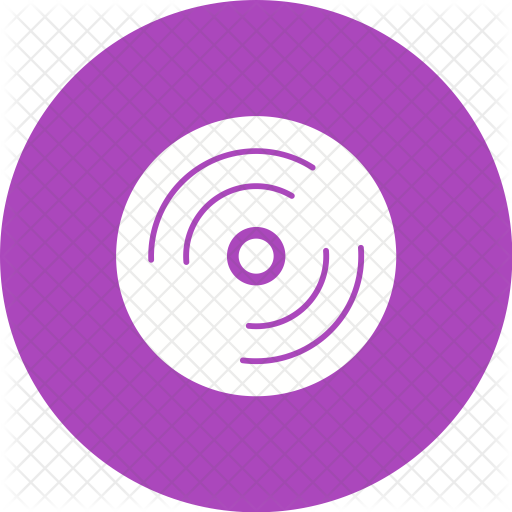 Cd Icon - Circle (512x512)
