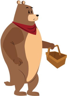 Bear Cartoon - Illustration (550x550)