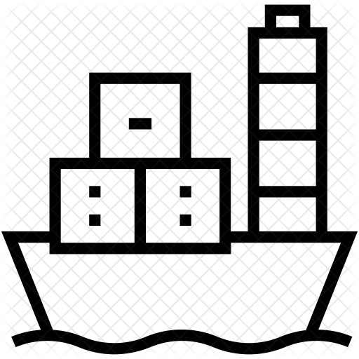 Cargo Ship Icon - Cargo Ship (512x512)