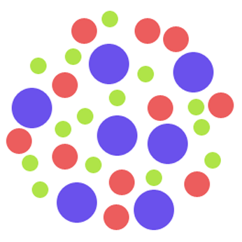 The Cell Interior Is Crowded With Various Macromolecules - Circle (353x354)