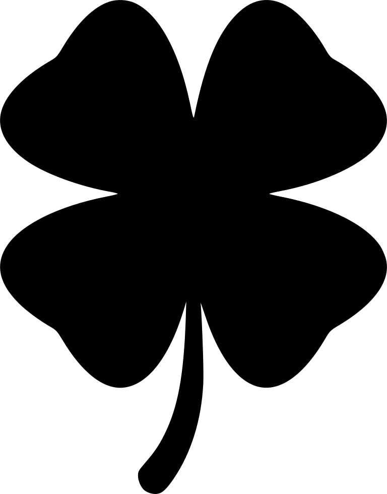 Four Leaf Clover Comments - Four Leaf Clover Svg (768x980)