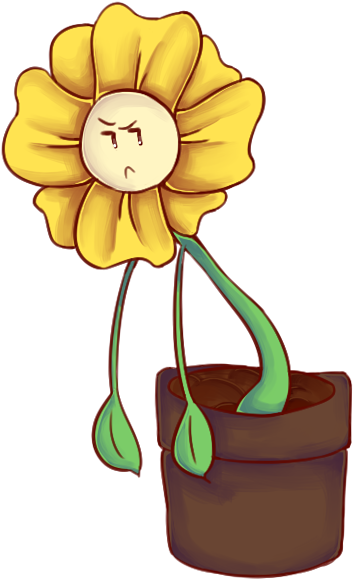 Flowey By Hhhanele - Sunflower (450x600)