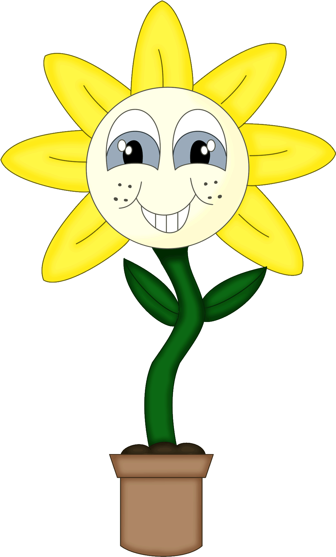 Flowey - Flowy Gif (1243x1873)