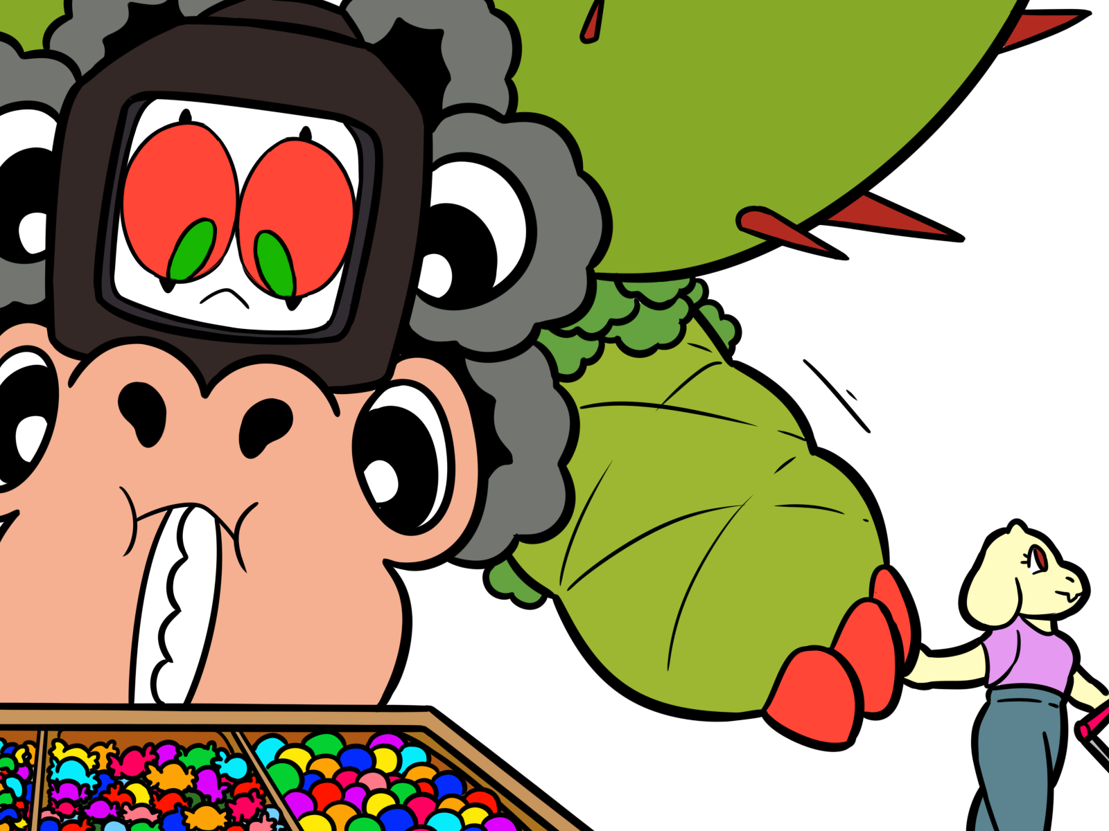 View Samegoogleiqdbsaucenao Omega Flowey Eyes Candy - Flowey (1600x1200)