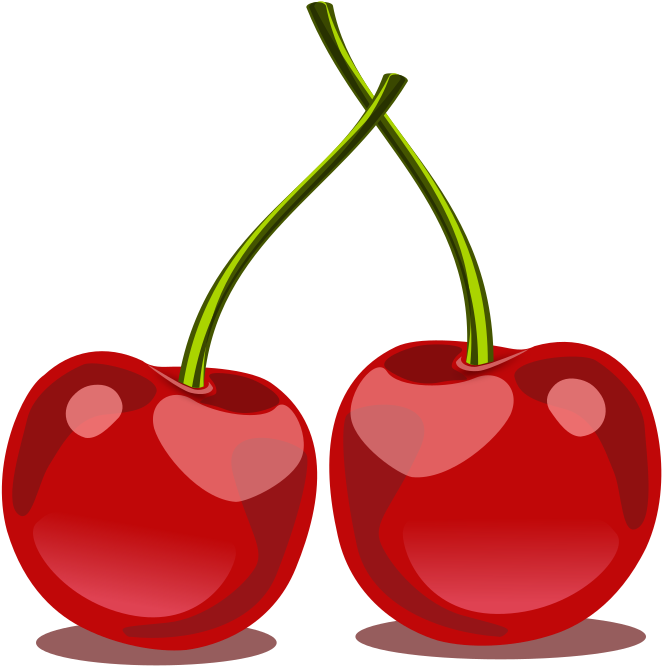 Glossy Cherry Fruit Red Remix - Cherry (2085x2400)