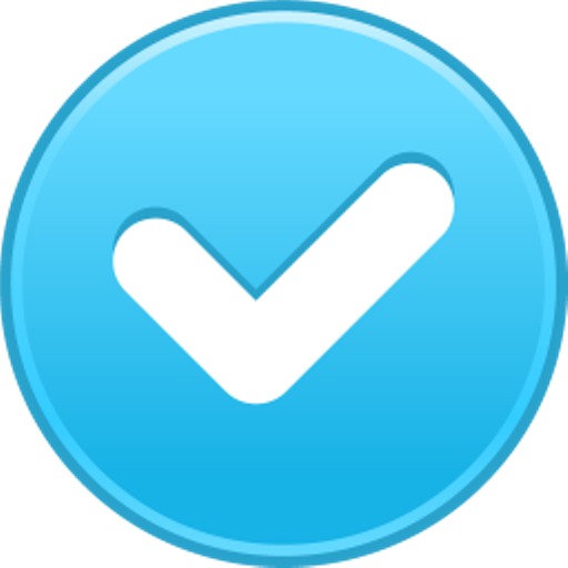 Done Icon Blue (512x512)