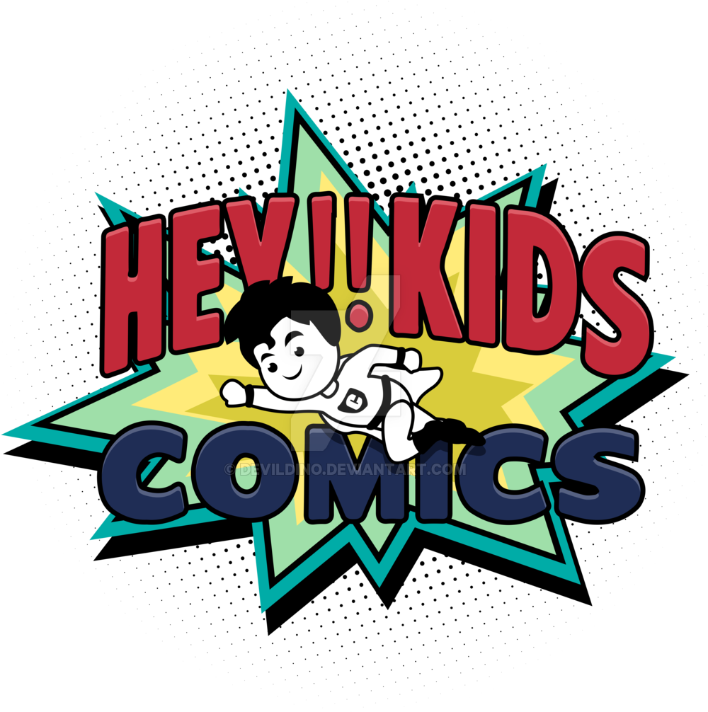 Kids Comics By Devildino - Sticker (1024x1024)