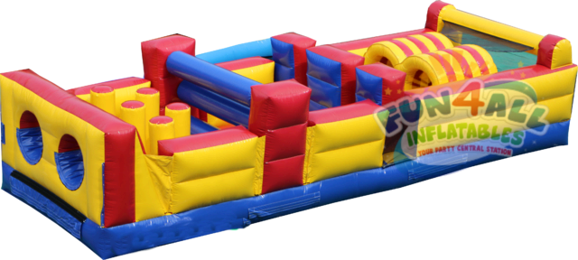 28' Obstacle Course Without Slide - Inflatable (640x288)