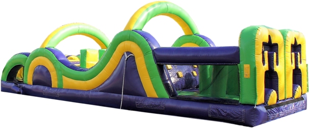 35' Radical Run Obstacle Course - Inflatable (640x278)