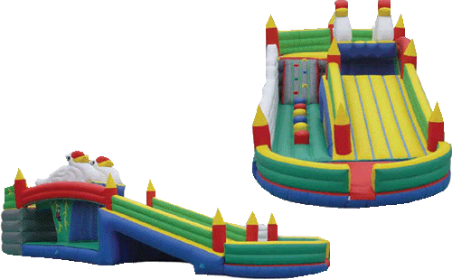Normal Outdoor Obstacle Course - Water Slide (500x309)