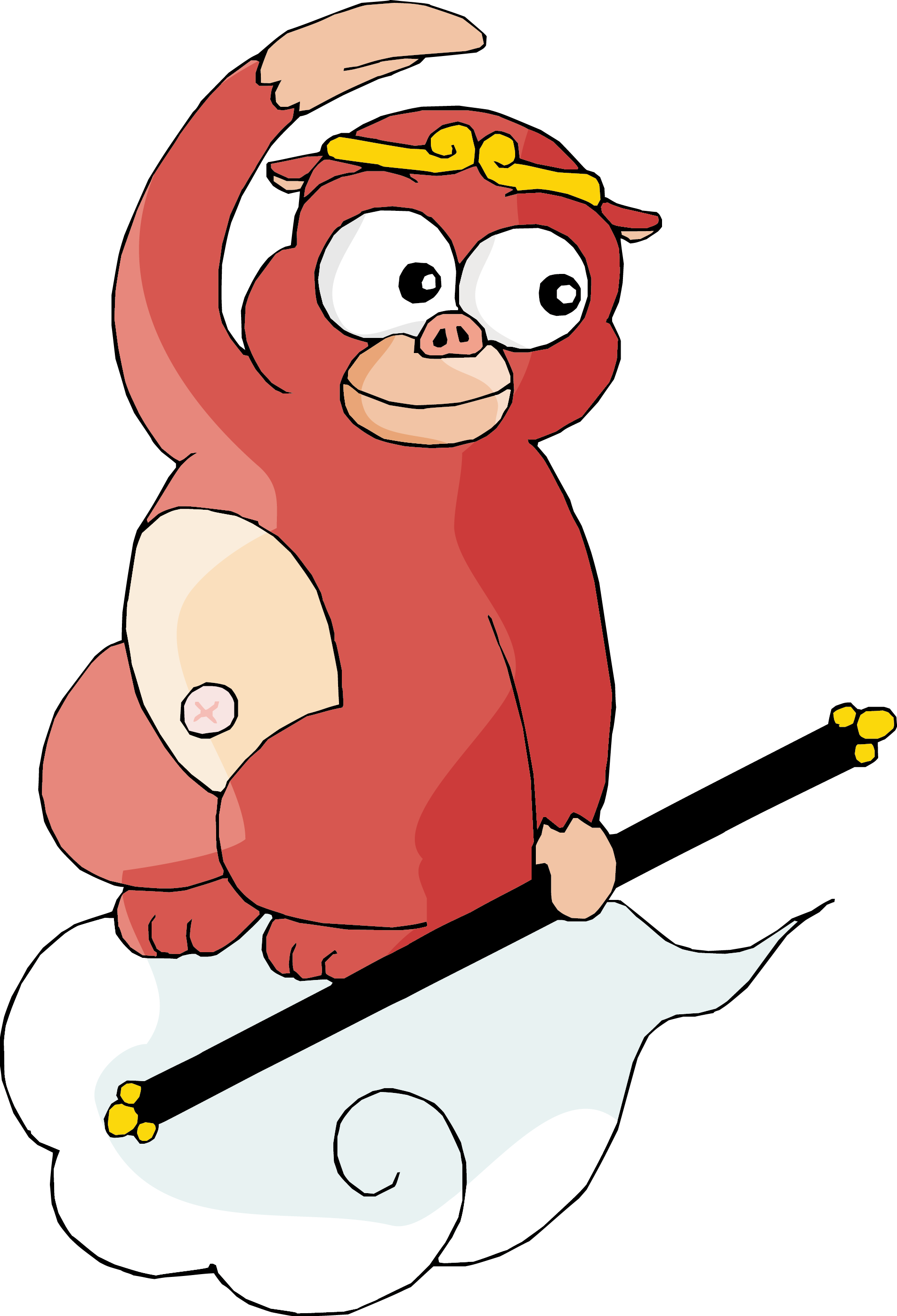 Monkey Cartoon Comics - Cartoon (1905x2796)