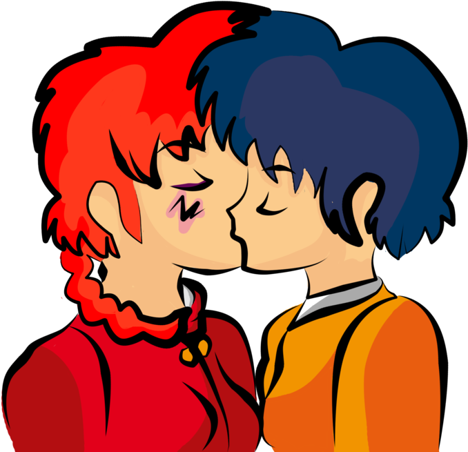 View Deviation - Ranma And Akane Yuri (900x758)