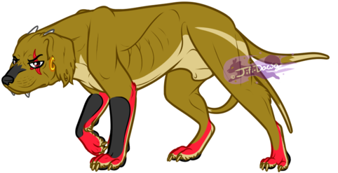 Hell Dog - Cartoon (489x250)