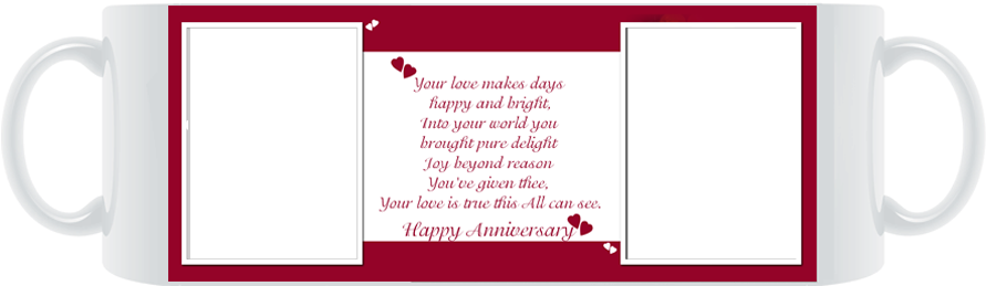 Happy Anniversary Mug - Coffee Cup (900x700)