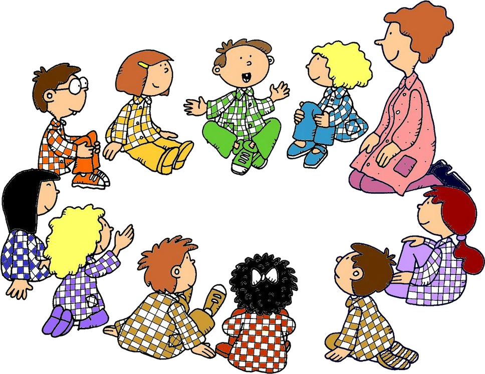Circle Time Preschool Clipart (968x747)