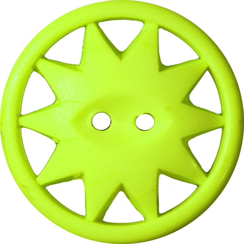 Button With Ten Pointed Star Inscribed In A Circle, - 3d (800x800)