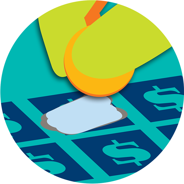Scratch Your Ticket - Coin (637x637)