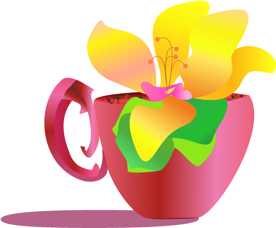 Butterfly Landing Pad - Coffee Cup (590x515)