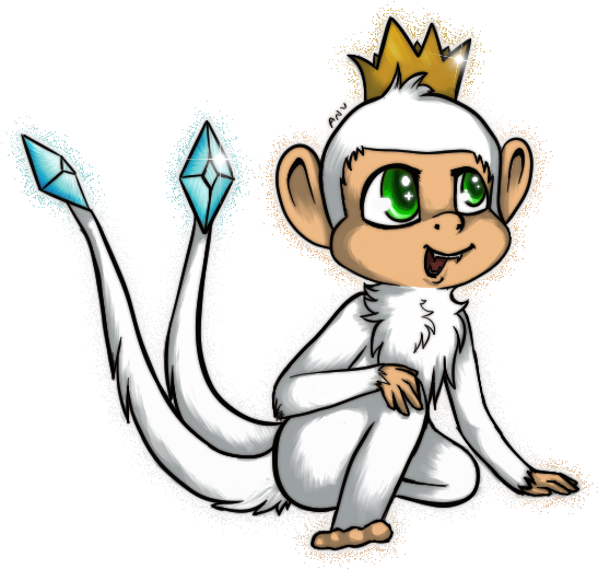 'ice Monkey' By Anucika ' - Digital Art (573x526)