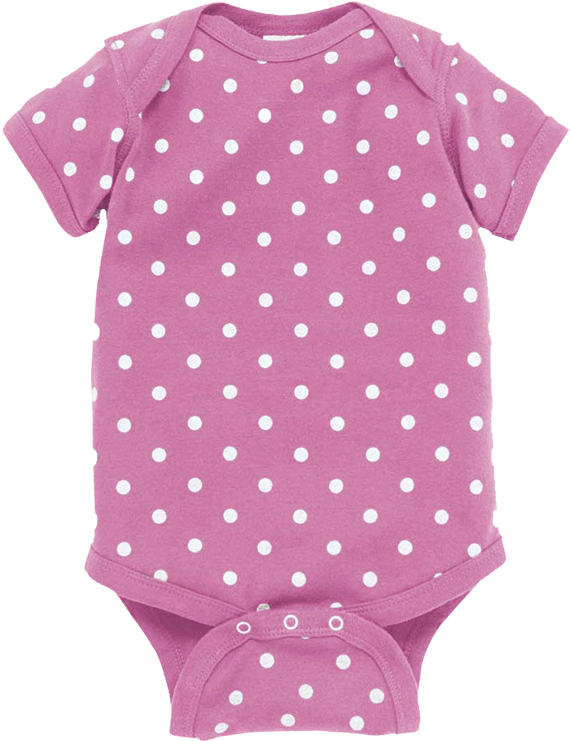 Infant Lap Shoulder Creeper - Polka Dot (800x800)