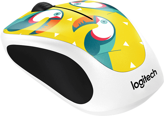 Logitech M238 - Wireless Optical Mouse - Pc/mac - Toucan (800x687)